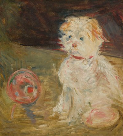Dog with Ball by Berthe Morisot