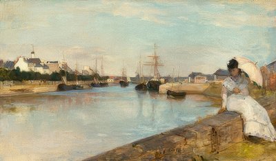 The Port of Lorient. 1869 by Berthe Morisot