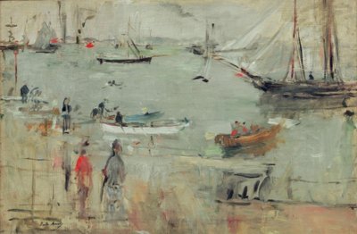 Harbor Scene, Isle of Wight by Berthe Morisot