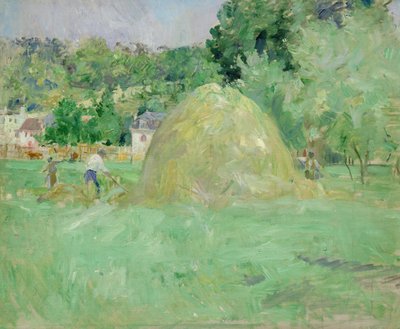 Haystacks at Bougival, 1883 by Berthe Morisot