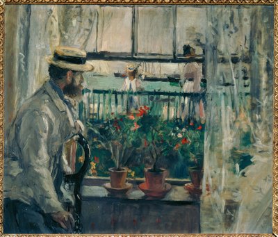 Interior, Isle of Wight by Berthe Morisot