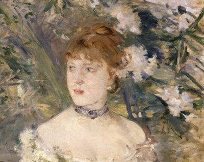Young Woman in Ball Gown by Berthe Morisot