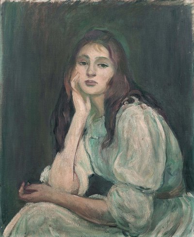 Julie Daydreaming by Berthe Morisot