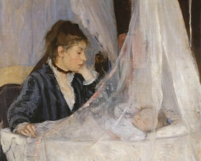 The Cradle by Berthe Morisot