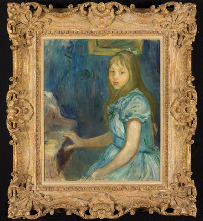 Lucie Léon at the Piano by Berthe Morisot