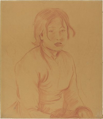Peasant Girl by Berthe Morisot