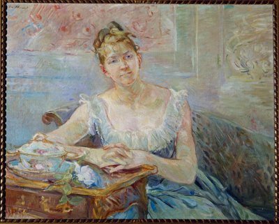 Portrait of Louise Riesener by Berthe Morisot