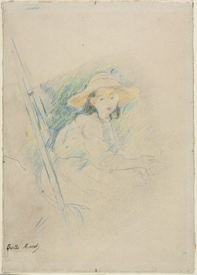 Seated Girl (Julie Manet) by Berthe Morisot