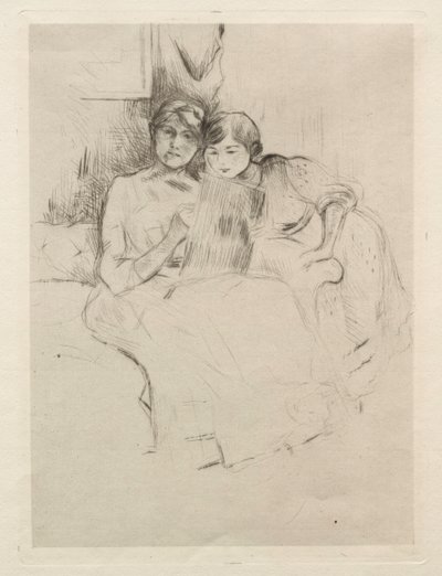 Sketching by Berthe Morisot