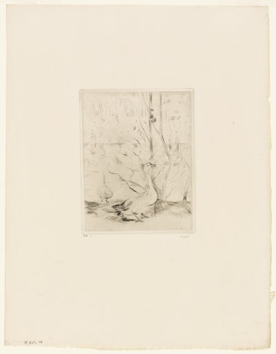The Goose by Berthe Morisot