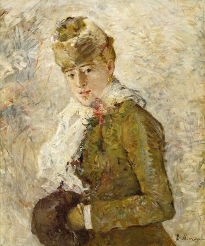 Winter (Woman with a Muff) by Berthe Morisot