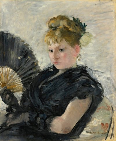 Woman with a Fan by Berthe Morisot