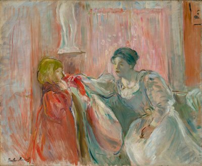 Young Woman and Child by Berthe Morisot