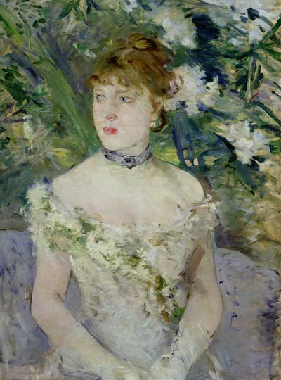 Young Girl in a Ball Gown by Berthe Morisot