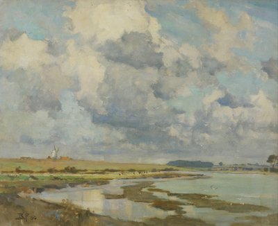 Clouds over the Orwell by Bertram Priestman