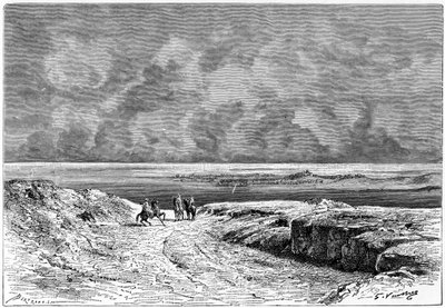 Nafta and the Shott-el-jerid, c1890 by Auguste Bertrand