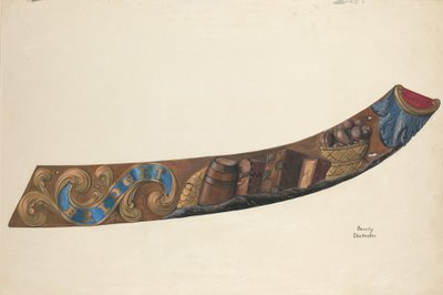 Nameboard from Schooner by Beverly Chichester