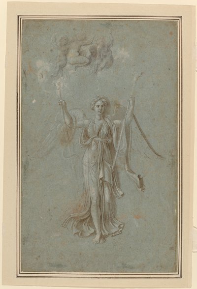Study for Figure of Fame by Biagio Pupini