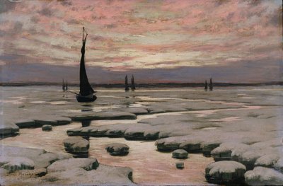 Winter Sunset by Birge Harrison