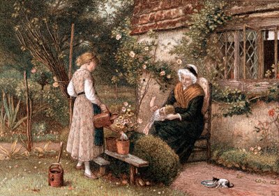 Youth and Age by Birket Foster