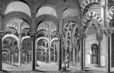 The Mezquita, Córdoba, Spain, 1849 by Bisson and Cottard