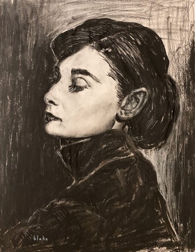 Audrey Hepburn by Blake Munch