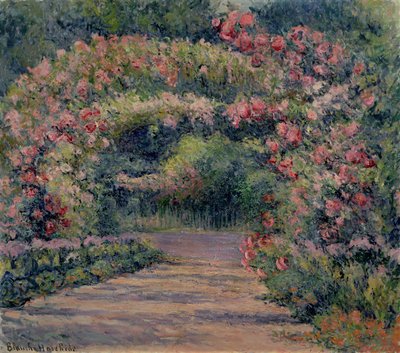 Rose Arbour at Giverny by Blanche Hoschede Monet