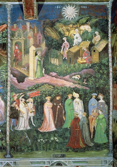 The Month of June, c.1400 by Bohemian School