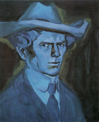 Self-Portrait, 1909 by Bohumil Kubišta
