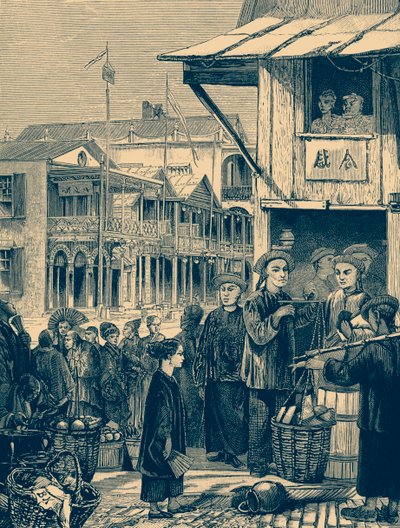 Chinese quarter of San Francisco by Bohuslav Kroupa