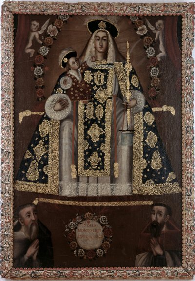 The Virgin of Mercy, La Peregrina by Bolivian School