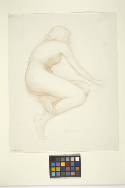 Model Crouching by Bolton Coit Brown