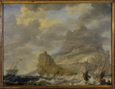 The Harbour from Tenerife by Bonaventura Peeters
