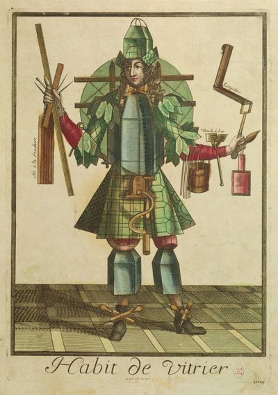 The Glaziers Costume by Bonnart 1650 1750 Bonnart 1650 1750