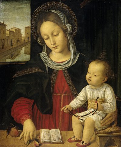 Madonna and Child by Borgognone