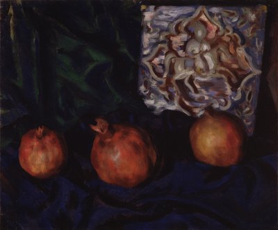 Still Life: Pomegranates, 1910 by Boris Mikhailovich Kustodiev
