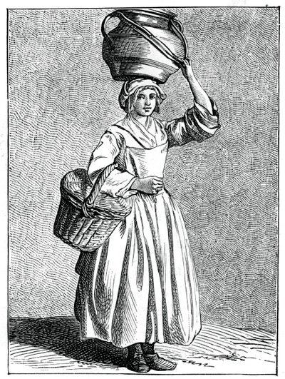 A Milkmaid by Bouchardon