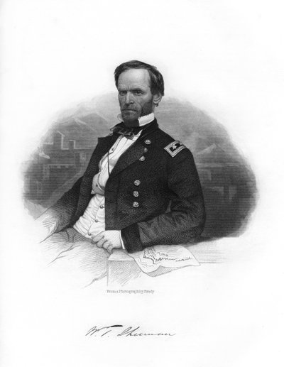 William Tecumseh Sherman, Union general, 1862-1867 by Brady