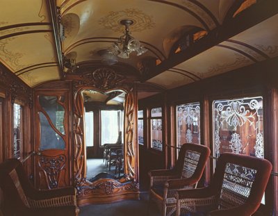 Interior of a Train by Brazilian School