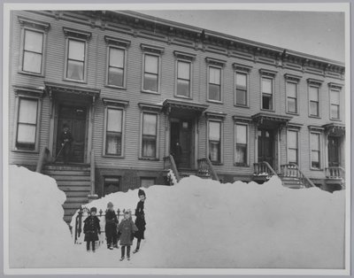 Blizzard of March 1888, Brooklyn by Breading G. Way