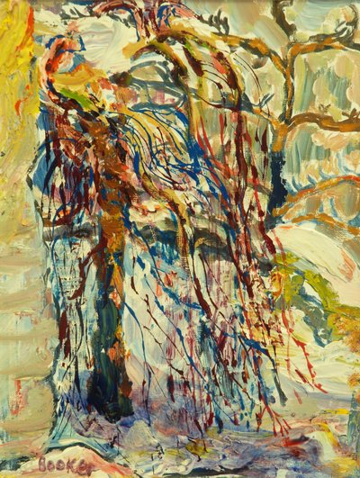 Willow Tree in the Snow by Brenda Brin Booker