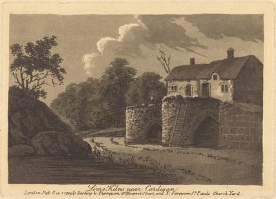 Lime Kilns near Cardigan by British 18th Century