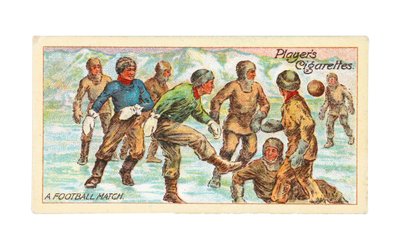 A Football Match at Winter Quarters by British School