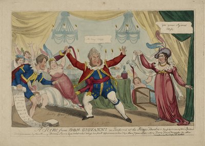 A Scene from Don Giovanni by British School