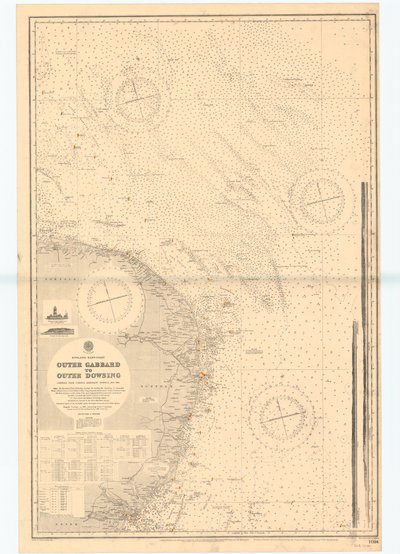England-East Coast. Outer Gabbard to Outer Dowsing by British School