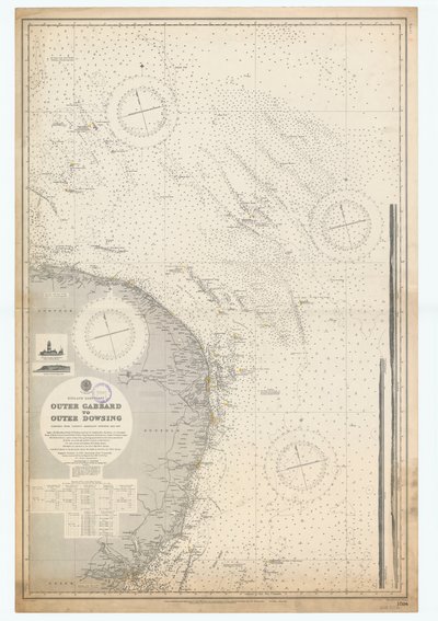 England-East Coast. Outer Gabbard to Outer Dowsing by British School
