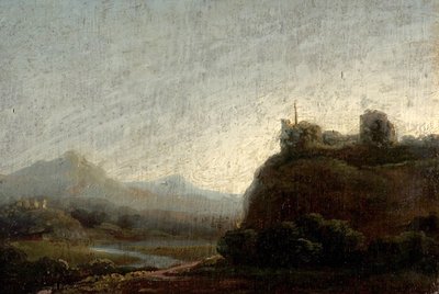 Mountainous Landscape, Evening by British School