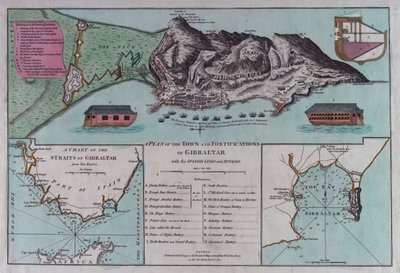 Plan of Gibraltar by British School