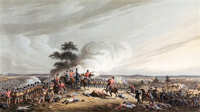 The Battle of Waterloo, June 18 by British School