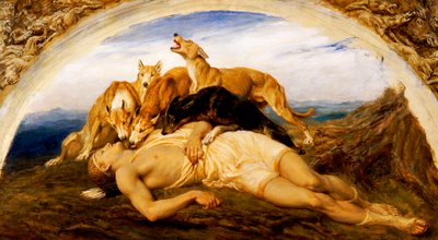 Adonis Wounded by Briton Riviere